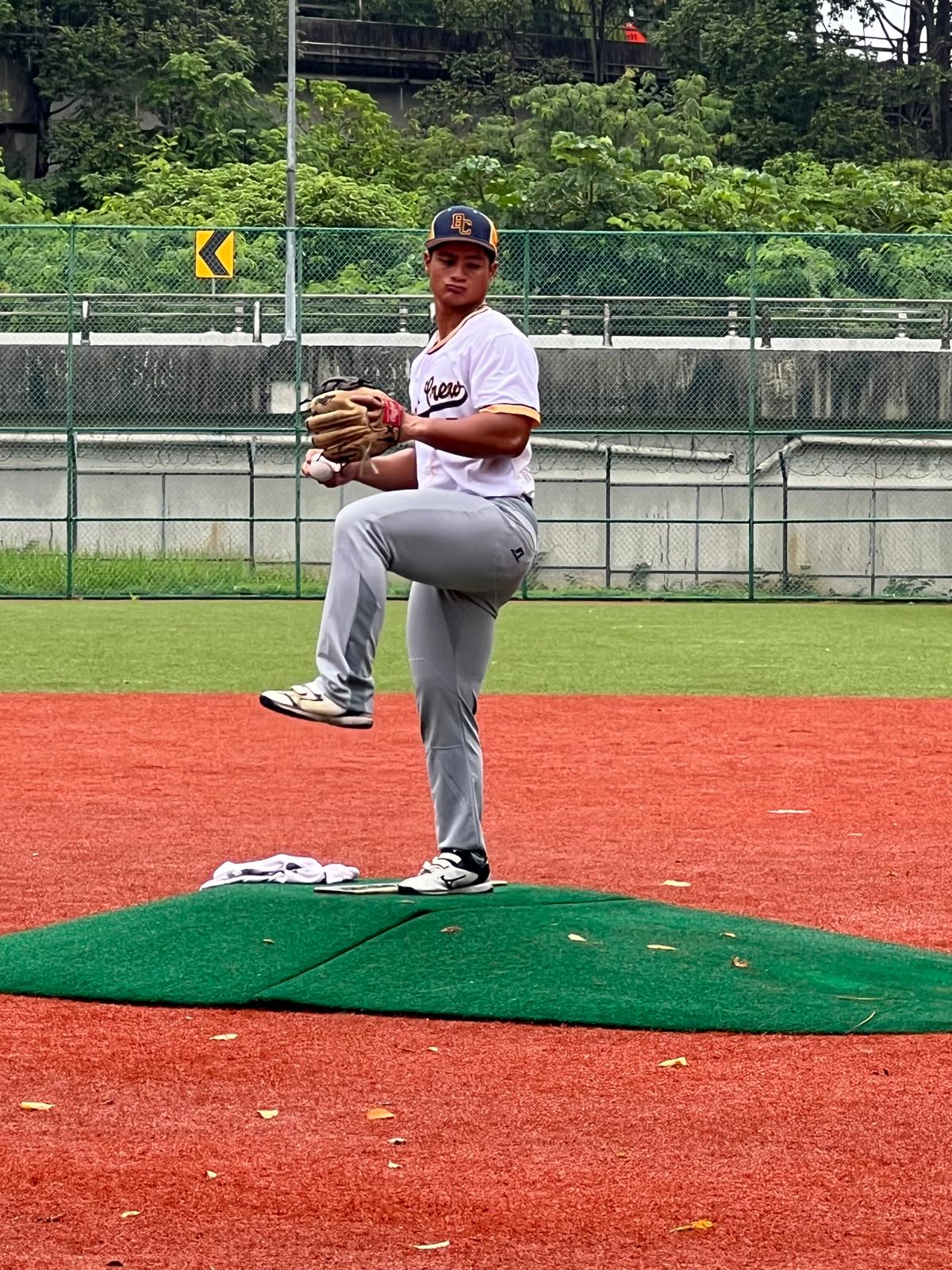 Iggy on the mound